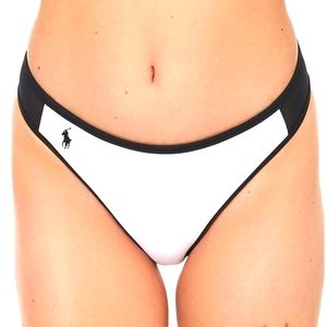 Womens bikini Ralph Lauren POLO White Bikini Bottoms NWT size small